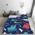 thumbnail image 5 of Vsdgher Colorful Excavator Ultra-Soft Micro flannel Blanket Throw Blankets for Couch Sofa, Bed (4 sizes)-60"x50", 5 of 7