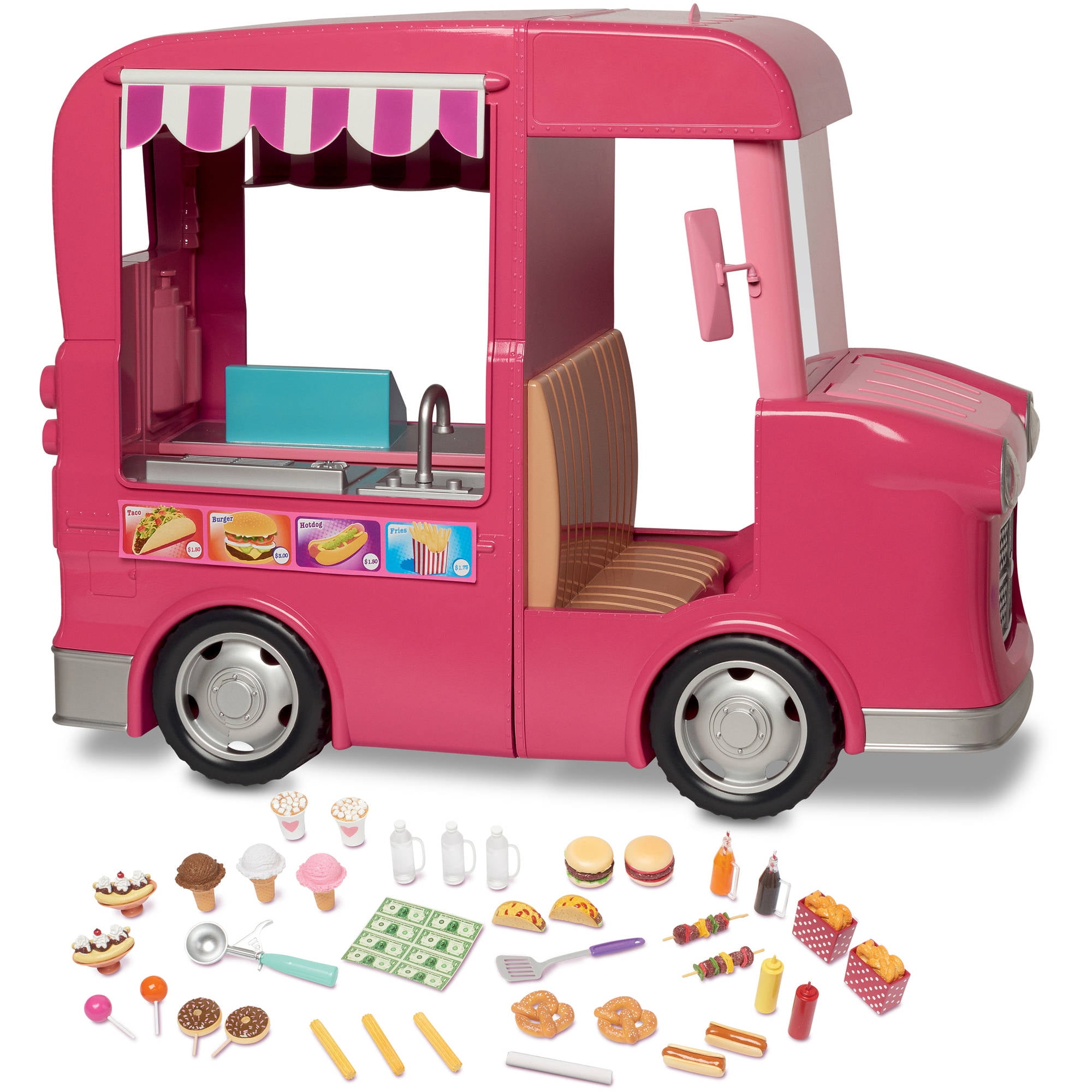 walmart barbie food truck