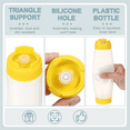 thumbnail image 5 of 20Oz Inverted Plastic Squeeze Bottles, Refillable Tip Large Valve Dispenser Condiment Squeeze Bottle for Sauces Ketchup, 5 of 7
