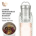 thumbnail image 5 of Pinky Up Blair Travel Infuser Mug, Loose Leaf Tea Tumbler, 16oz, Marrakesh, 5 of 7
