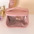 thumbnail image 4 of Bolsa de almacenamiento impermeable multifuncional portátil, bolsa de cosméticos de gran capacidad visual, hecha de TPU, 4 of 5