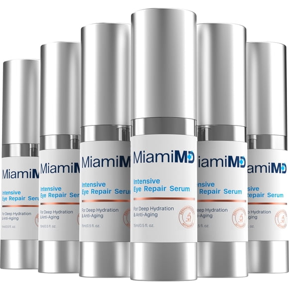 Sérum para ojos MiamiMD 15 ml antiedad para ojeras, paquete de 6