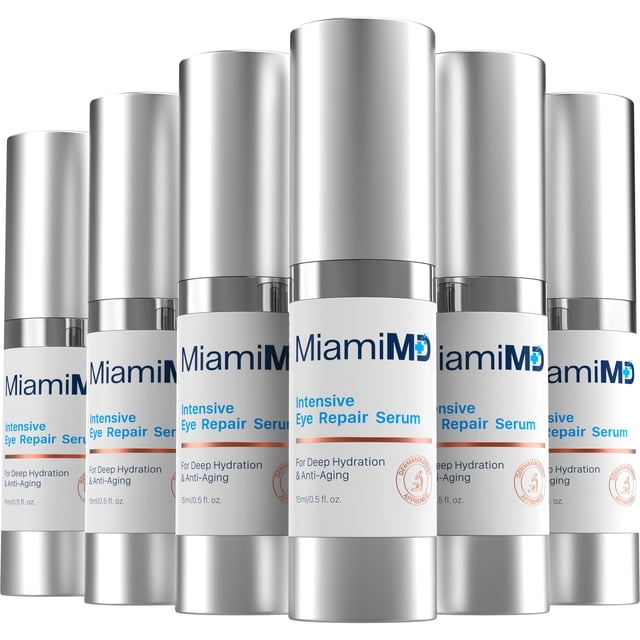 Sérum para ojos MiamiMD Intensive Eye Repair, 15 ml, paquete de 6