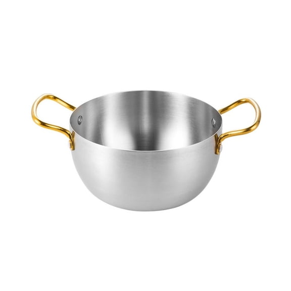 Stainless Steel Ramen Noodle Pot With Handles For Cooking Soup Noodle Pasta
