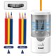 thumbnail image 2 of tenwin Automatic Electric Pencil Sharpener with 3 Nib Auto Stop and Fast Sharpen Adjustable Sharpness for 6-12mm Pencil for Students Artists Home Sch, 2 of 5