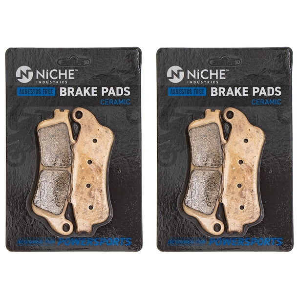 Niche Brake Pad Set for Honda Goldwing GL1800 Ceramic Motorcycle 2 Pack