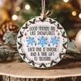 thumbnail image 2 of Decoraciones de Árboles de Navidad, Colgante de Amistad de Acrílico Circular Personalizado, Interesantes Ornamentos de Vacaciones para Árboles de Navidad Puertas Mochilas, Decoración Del Hogar, 2 of 4