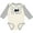 Natural and Heather, variant on Inktastic Fun Skull And Crossbones Boys or Girls Long Sleeve Baby Bodysuit