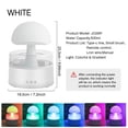 thumbnail image 2 of Puerto USB del goteo del agua del humidificador de la nube de la lluvia de la seta con la luz de 7 colores conveniente, 2 of 6