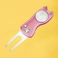 thumbnail image 4 of Golf Tool with And Ball Marker, Lightweight, Portable, Tool, for Goals - Pink, 4 of 8