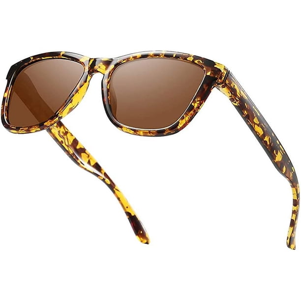 Gafas de sol polarizadas para mujeres y hombres, gafas de sol clásicas retro, protección Uv400