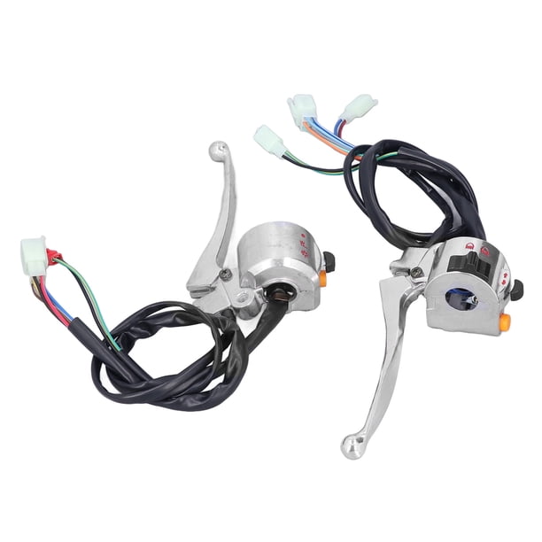 Interruptor De Manillar De Freno De Tambor, Botón De Bocina De Manillar De Motocicleta Izquierda Derecha 2 Piezas Multifunción Para Scooter Chino De 50 Cc OTVIAP Drum Brake Handlebar Switch