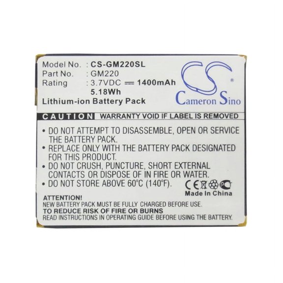 1400mAh Battery for Archos Gmini 220