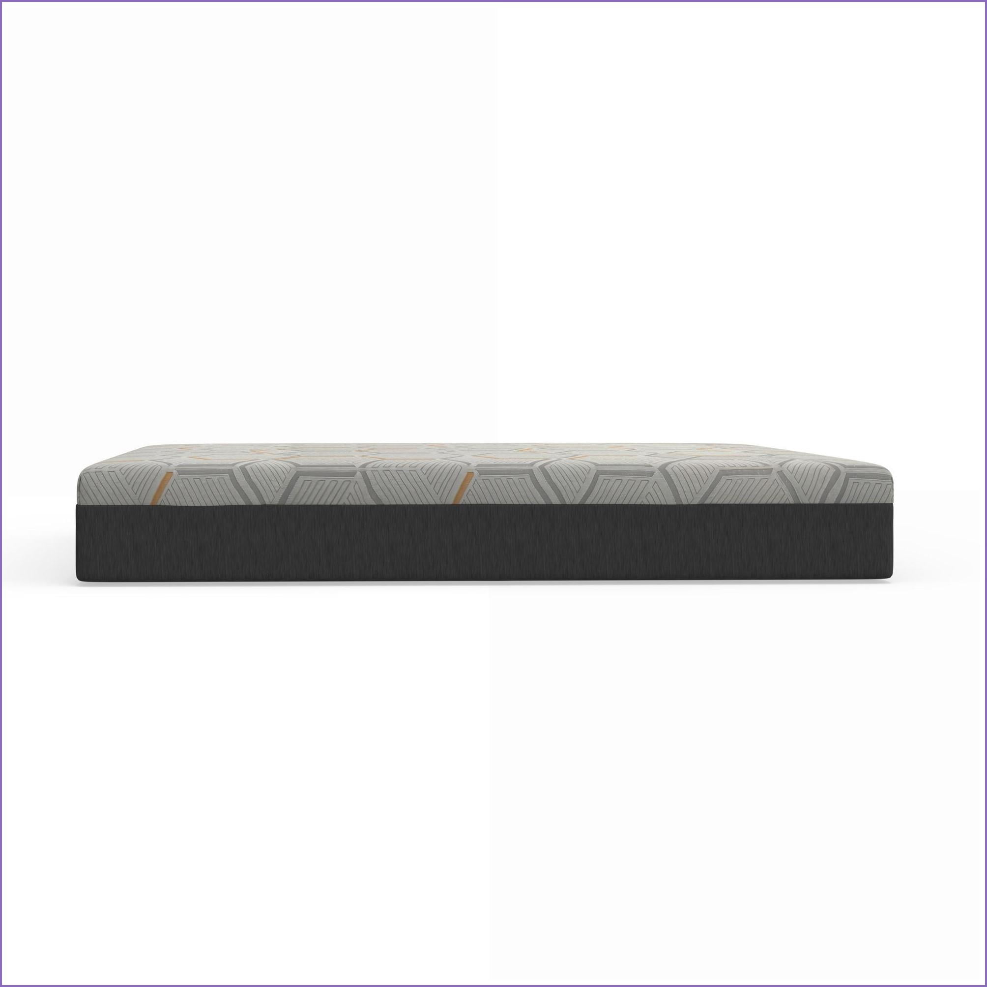 Mattresses 12'' Copper Gel Cooling Memory Foam King with Edge Support, Air Grid Base | Light Gray | Foam