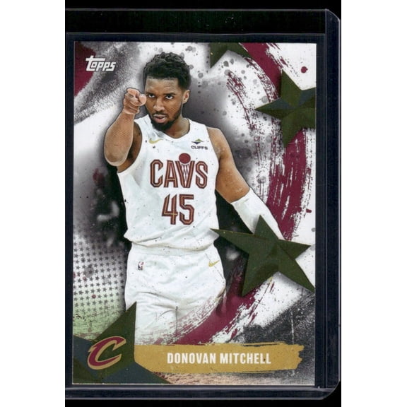 2025 Topps Stars of NBA SA-8 Donovan Mitchell Cleveland Cavaliers Basketball Card