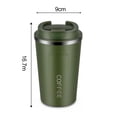 thumbnail image 4 of Taza térmica de acero inoxidable para café, termo de viaje, 510 ml/380 ml, para vacío, 4 of 5