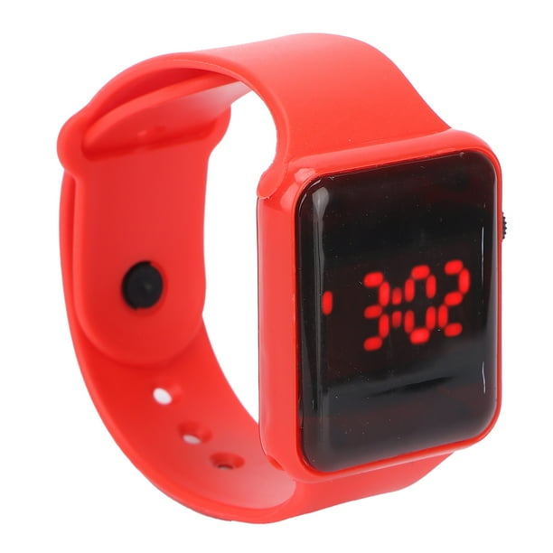 Electronic Watch Digital Watch Portable Practical Exquisite For Accessories For Gifts White Black Red