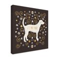 thumbnail image 2 of Trademark Fine Art 'Otomi Dogs II Dark Neutral' Canvas Art by Veronique Charron, 2 of 3