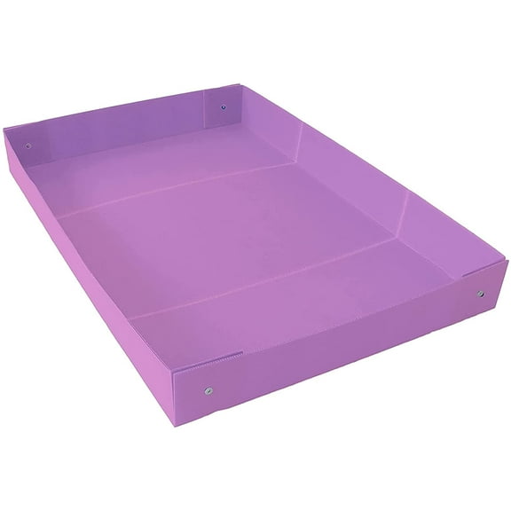 Midlee Guinea Pig Corrugated Plastic Cage Liners - 2 x 3 Panel Size - Purple