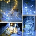 thumbnail image 3 of 2M 20 LED Christmas String Lights Battery Operated Fairy Copper Wire Decorative Lights for Home Party Holiday Wedding Xmas Tree, Cool White, 3 of 7