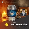 thumbnail image 4 of Yatskia Blue Dolphin Urn for Ashes for Women, Memorial Keepsake Urns for Human Ashes Adult Man, Little Cremation Burial Urns for Adult Ash, (Monar Pack of 1, 3 Inch), 4 of 8