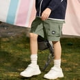 thumbnail image 5 of Mifsaly Cargo Shorts for Boys Quick Dry Lightweight Outdoor Hiking Shorts with Multi Pockets Relaxed Fit Utility Kids Casual Summer Bottoms, 5 of 8