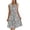 Z02 Dark Gray, variant on Erwazi Women's Solid Summer Dresses V Neck Sleeveless Tank Button Front Maxi Beach Dress