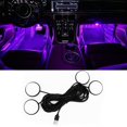 thumbnail image 1 of USB Foot Atmosphere Lamps Blue LED Interior Seat Ambient Decor Auto Accesso, 1 of 8