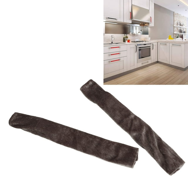 2PCS Refrigerator Door Handle Covers, Hook and Kitchen Appliance Handle Decor Cloth Protector for Dishwasher Microwave