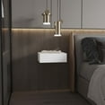thumbnail image 3 of Newboti Furniture White Wall-Mounted Floating Nightstand 29261, 3 of 9