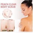 thumbnail image 4 of Crema exfoliante corporal HUOGUO Peach para limpieza profunda y blanqueamiento de la piel, 4 of 5