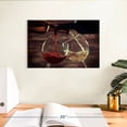thumbnail image 3 of Elephant Stock Wine Party Wall Art - Horizontal Canvas Wall Art - Dining Room Wall Decor - Food And Drink Canvas - Black And Red Decor - 12" x 8", 3 of 8