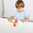 thumbnail image 7 of Squeaky Pounding Hammer Toy, 10 Soft Plastic Mallet for Toddlers, Motor Skills Development, Color Recognition Game, Carnival Party Favors, Educational Gift for 3+ Year Old Boys Girls, 7 of 7