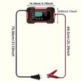 thumbnail image 4 of 12V Smart Car Battery Charger Maintainer with Pulse Repair & Desulfator, Microprocessor-Controlled Automatic Switching Mode for AGM/GEL/SLA/Wet/Lead-Acid Batteries (4-100Ah), LCD Display,, 4 of 7