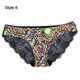 thumbnail image 3 of Bragas de encaje de algodón sin costuras para mujer, lencería Sexy de leopardo transpirable, ropa interior de moda de seda de hielo, 3 of 5