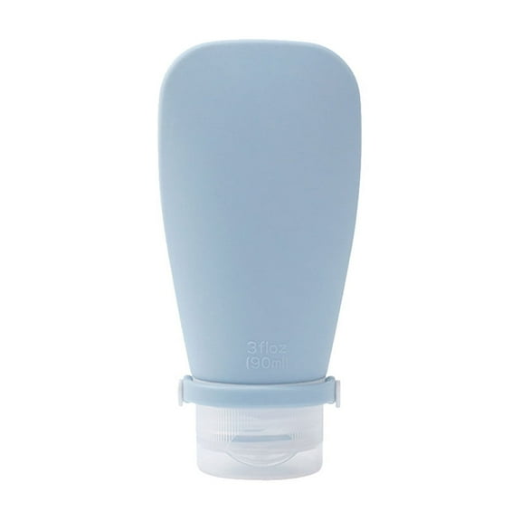 SouMaox Portable Travel Dispensing Bottle, Flexible Silicone Squeezable Leak-Resistant Container, Reusable Toiletries Storage for Business Trips