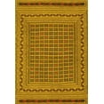 thumbnail image 1 of Ahgly Company Machine Washable Indoor Rectangle Southwestern Yellow Country Area Rugs, 2' x 3', 1 of 4