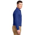 thumbnail image 3 of Port Authority Men's Silk Touch Long Sleeve Polo Shirt, 3 of 6