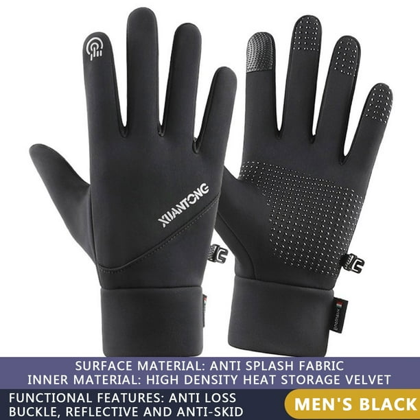 Guantes de esquí de invierno | Guantes térmicos aislantes para clima frío para hombres y mujeres