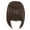 Natural Black&Light Auburn, variant on Benehair Clip in Fringe Hair Extensions as Humam Air Bangs French Bangs Thin Hairpiece 6.4" Dark Black