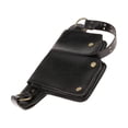 thumbnail image 2 of PU Leather Waist Belt Fannypack Purse Vintage Style Medieval Waist Pocket Black, 2 of 6