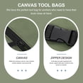 thumbnail image 4 of IDEANATEGRATE Bolsa Organizadora Plegable Para Herramientas Con Cremallera Y Ajustable Verde, 4 of 6
