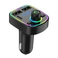 thumbnail image 1 of LED Bluetooth 5.0 FM Transmitter With Strong Dual Mics And Deep Bass Sound For Car 48W PD&QC3.0 Car Charger Adapter, 1 of 1