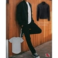 thumbnail image 3 of ShirtBANC Outfits Mens Dropcut Tee and Bomber Jacket Set Perfect Fashion Wardrobe, 3 of 7