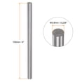 thumbnail image 2 of Unique Bargains 5 Packs 5,8 Mm x 100 Mm Acier à Grande Vitesse (HSS) Rond Tige Bar DIY Outil de Stock, 2 of 5