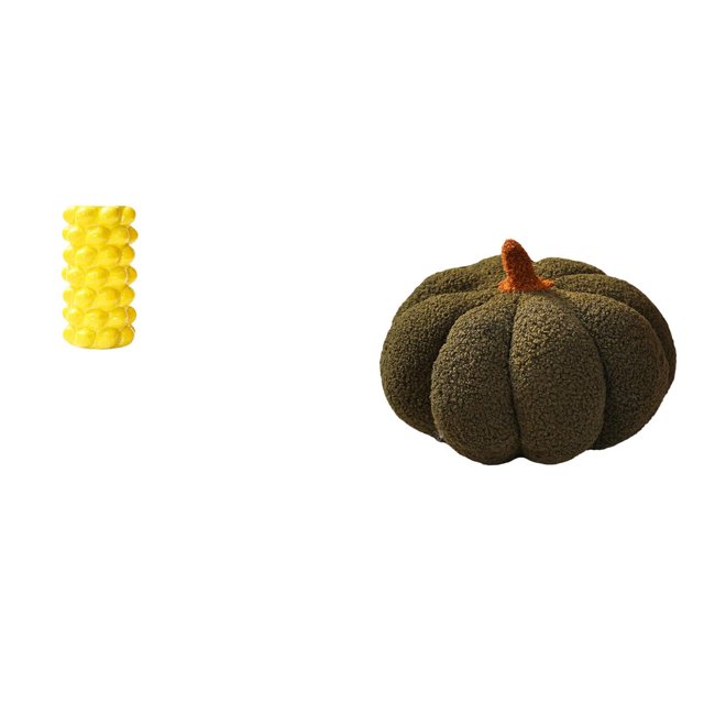 Jarrón De Flores De Calabaza De Porcelana, Arreglo Decorativo De Felpa Para Mesa, Sala De Estar Y Dormitorio, Cojín De Sofá, Adorno Decorativo.