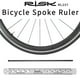 thumbnail image 1 of Regla para radios de bicicleta, manivela, tornillo de bloqueo, rodamientos de bolas, herramienta de medición, 1 of 5