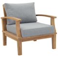 thumbnail image 3 of Modway Marina 9 Piece Patio Sofa Set in Natural and Gray, 3 of 10