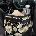 thumbnail image 6 of Daisy Foldable Car Trash Bin with Lid, Leak-Proof Mini Trash Can for Car with Hanging Storage Bag, 6 of 6