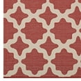 thumbnail image 4 of Modway Cerelia 63x90.5" Moroccan Trellis Polypropylene Area Rug in Red and Beige, 4 of 10